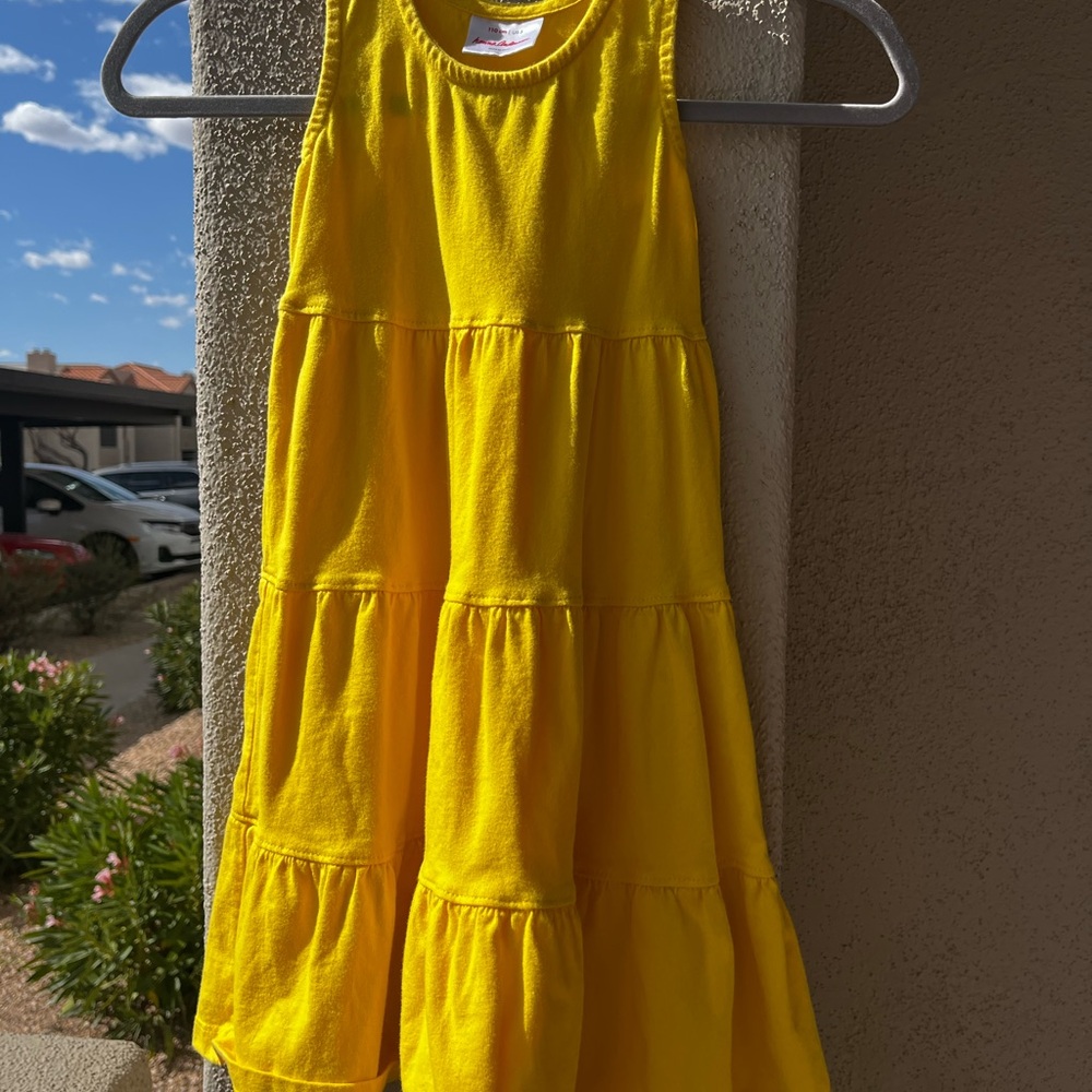 Hanna Andersson Yellow Kids Dress